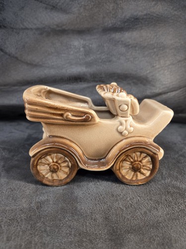 Vintage ceramic antique car - ceramic,